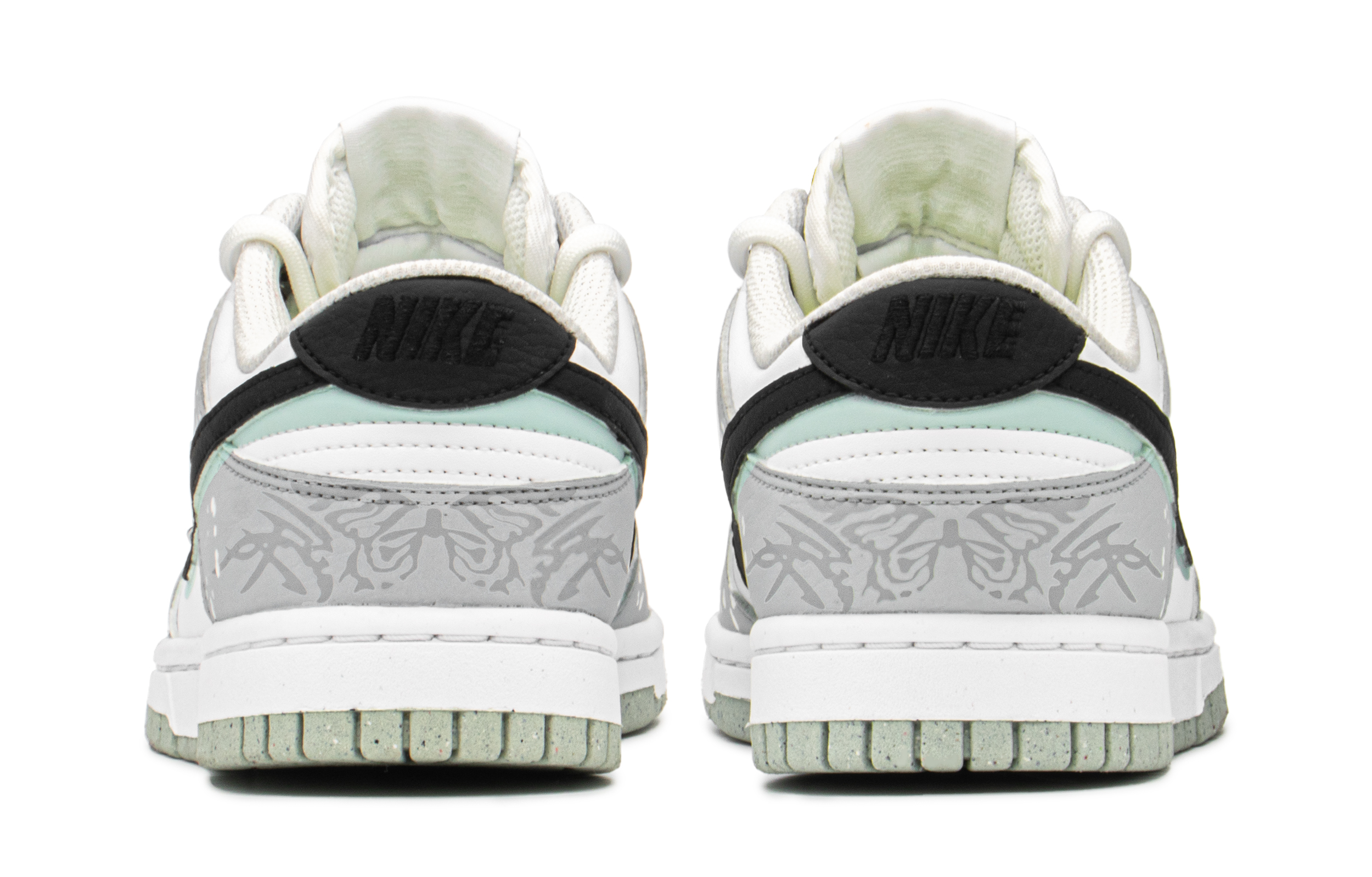 Purchase (W) 나이키 덩크 로우 '나비 스플래터 그레이-그린' (커스텀) DN1431-102(TeamA-DK女泼墨蝴蝶S-BOX)