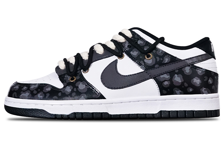 Buy (W) [Kasut Custom] Nike Dunk Low 'Camo Leopard Hitam Putih' DD1503-101(TeamT-女款豹纹黑白)