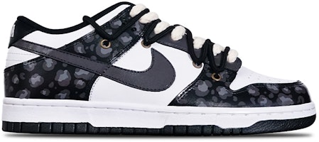 【定制球鞋】 Nike Dunk Low "白/黑" 迷彩豹紋 低幫 板鞋 女款 黑白 Order 【定制球鞋】 Nike Dunk Low "白/黑" 迷彩豹紋 低幫 板鞋 女款 黑白