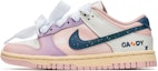 Buy 【訂製球鞋】Nike Dunk Low 糖果小天使 棉花糖 芭比 復古搭配 解構雙鞋帶 低筒休閒板鞋 女款 白紫