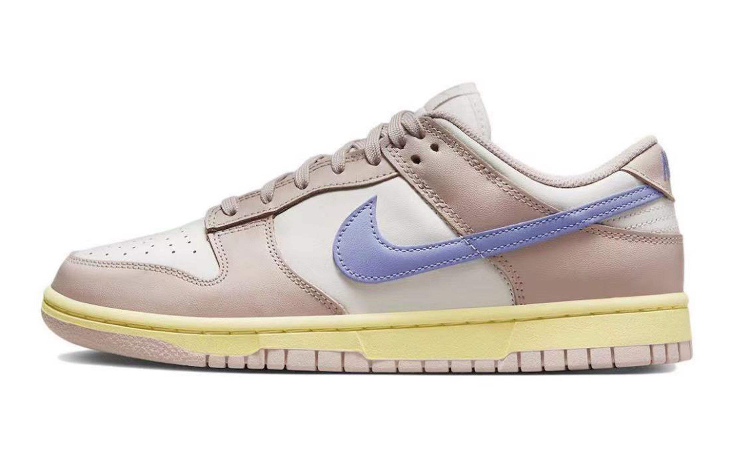 Details for 【訂製球鞋】Nike Dunk Low 糖果小天使 棉花糖 芭比 復古搭配 解構雙鞋帶 低筒休閒板鞋 女款 白紫