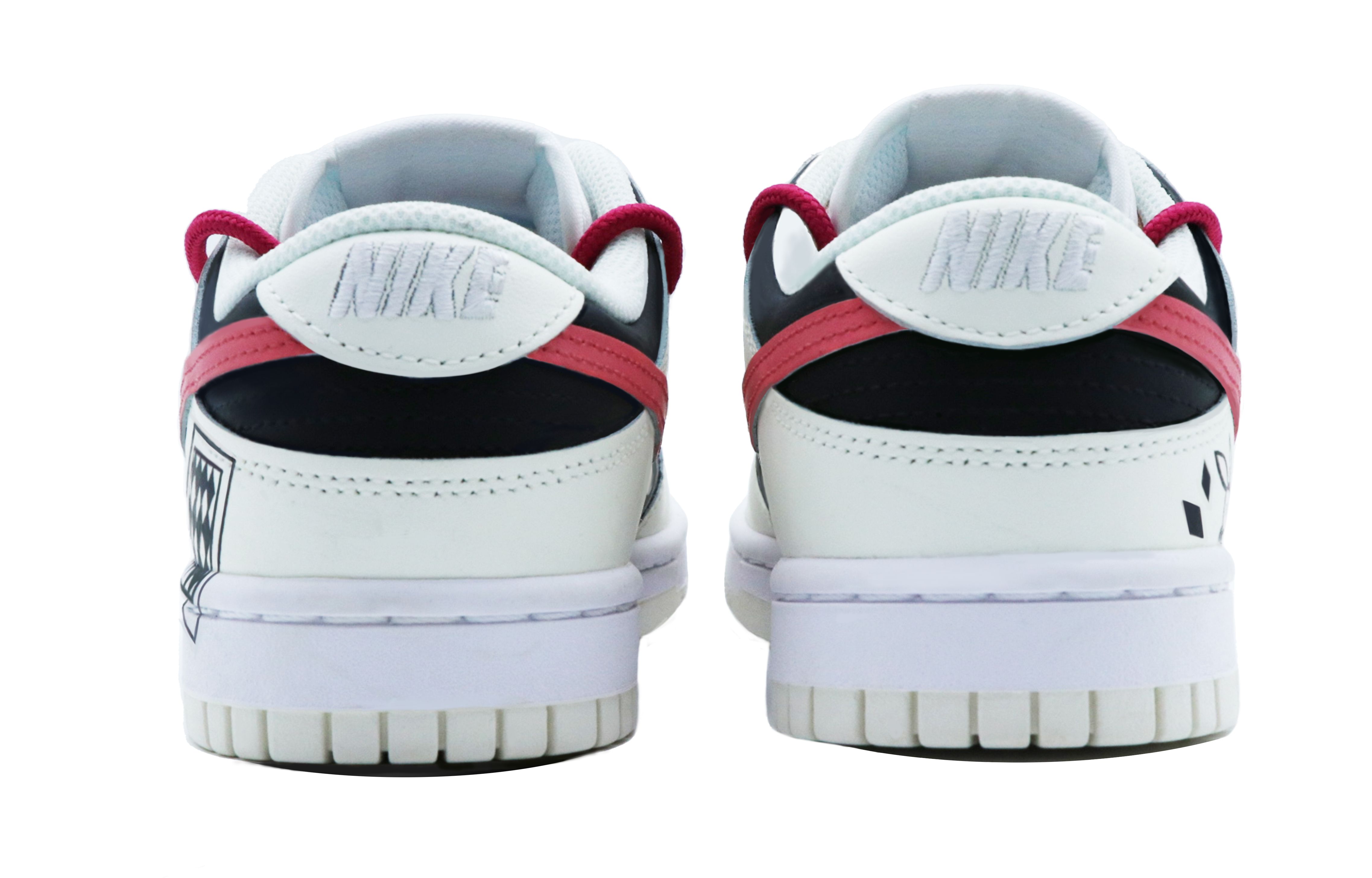 Shop (W) [定制鞋款] 耐克Dunk Low '白色帆布-黑色' DD1503-121(Team63-魔幻城堡)