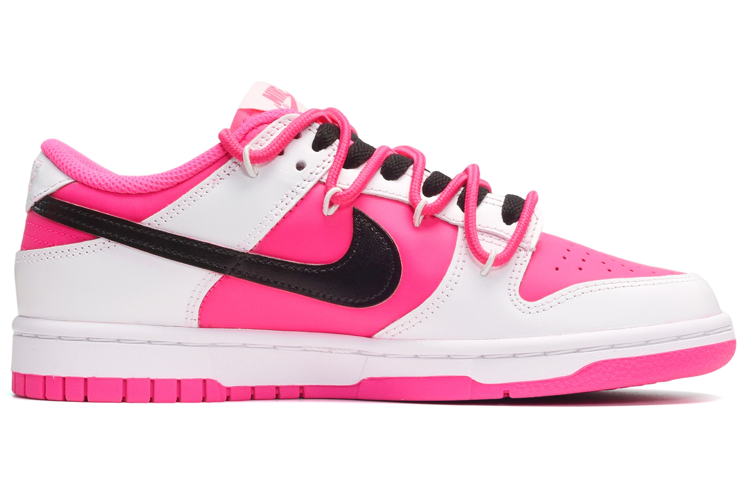 Order 【定制球鞋】 Nike Dunk Low 解構風 卡通兔子 低幫 板鞋 女款 黑白粉