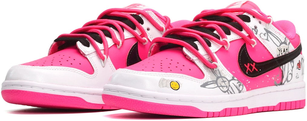 (W) 나이키 덩크 로우 '만화 토끼 블랙 화이트 핑크' (커스텀) DZ5196-600(TeamE-女款卡通兔子黑白粉BOX) Lookbook (W) 나이키 덩크 로우 '만화 토끼 블랙 화이트 핑크' (커스텀) DZ5196-600(TeamE-女款卡通兔子黑白粉BOX)