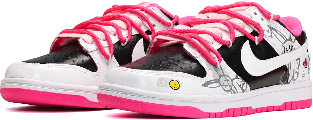 (W) 나이키 덩크 로우 '만화토끼 검흰핑' (Nike Dunk Low 'Cartoon Bunny') DZ5196-600(TeamE-女款卡通兔子黑白粉) Lookbook (W) 나이키 덩크 로우 '만화토끼 검흰핑' (Nike Dunk Low 'Cartoon Bunny') DZ5196-600(TeamE-女款卡通兔子黑白粉)