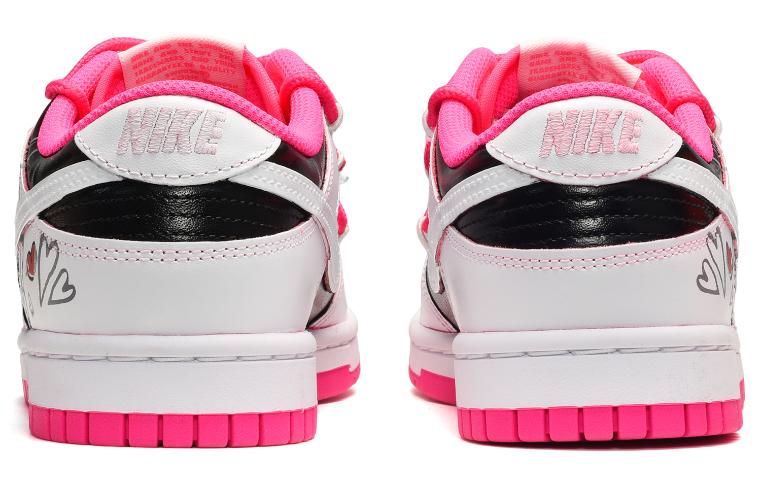 Shop (W) 나이키 덩크 로우 '만화토끼 검흰핑' (Nike Dunk Low 'Cartoon Bunny') DZ5196-600(TeamE-女款卡通兔子黑白粉)