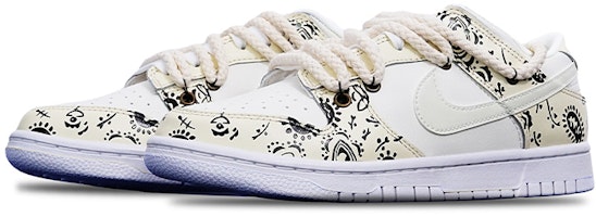 (W) 나이키 덩크 로우 '캐슈 플라워 바이브' (커스텀) DH9765-100(TeamT-腰果花米黄S-BOX) Lookbook (W) 나이키 덩크 로우 '캐슈 플라워 바이브' (커스텀) DH9765-100(TeamT-腰果花米黄S-BOX)