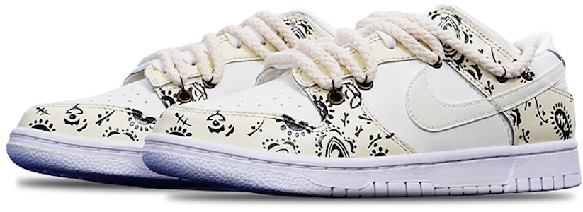 (W) 나이키 덩크 로우 '캐슈 플라워 바이브' (커스텀) DH9765-100(TeamT-腰果花米黄S-BOX) Lookbook (W) 나이키 덩크 로우 '캐슈 플라워 바이브' (커스텀) DH9765-100(TeamT-腰果花米黄S-BOX)