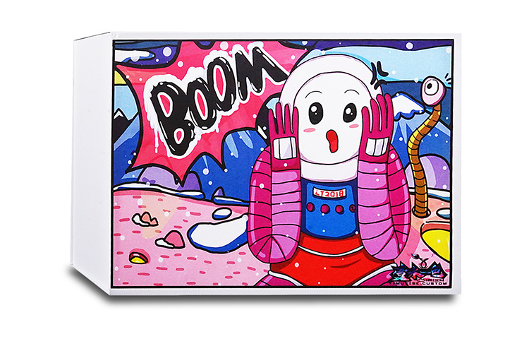 Details for (W) 나이키 덩크 로우 '캐슈 플라워 바이브' (커스텀) DH9765-100(TeamT-腰果花米黄S-BOX)