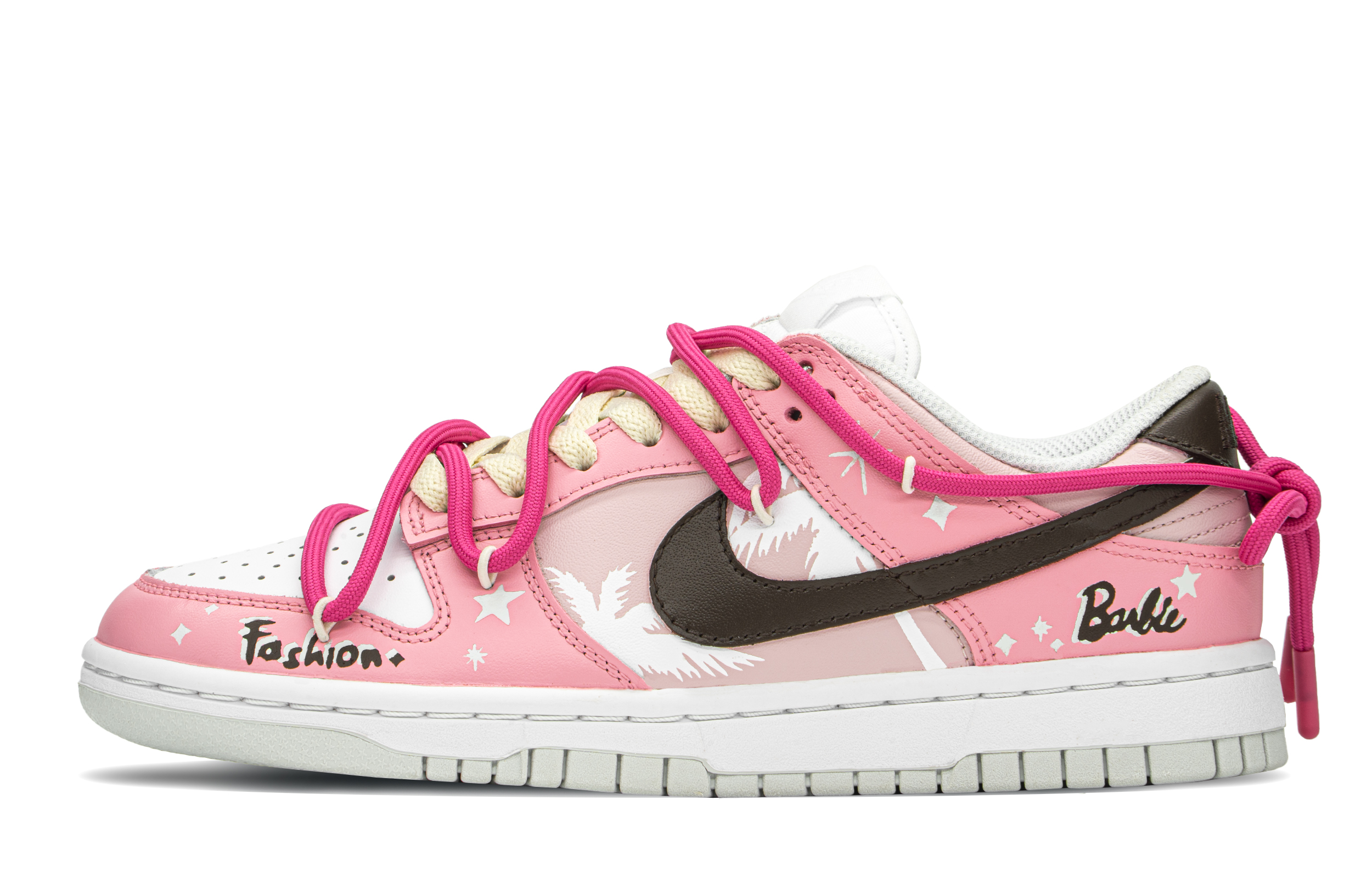 [Custom Shoes] (W) Nike Dunk Low 'Castle Pink Brown'