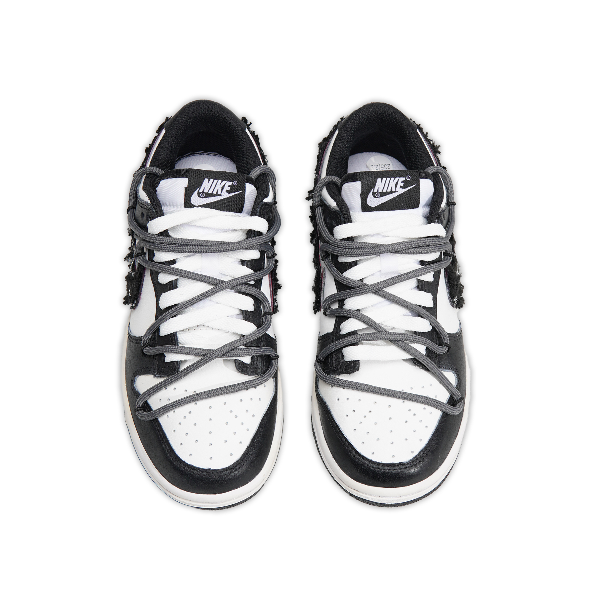 Shop (W) カスタム ナイキ ダンク ロー "シャネル風 白黒" DD1503-101(Teamp-黑白小香风)