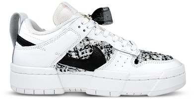 【定製球鞋】Nike Dunk Low 小香貼布 鍊條掛飾 低幫 板鞋 女款 黑白 Order 【定製球鞋】Nike Dunk Low 小香貼布 鍊條掛飾 低幫 板鞋 女款 黑白