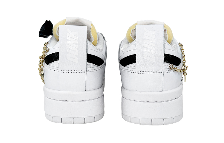 Purchase (W) [Zapatos Personalizados] Nike Dunk Low 'Chanel Patch - Negro Blanco' DO5219-111(Team叁-女款黑白小香)