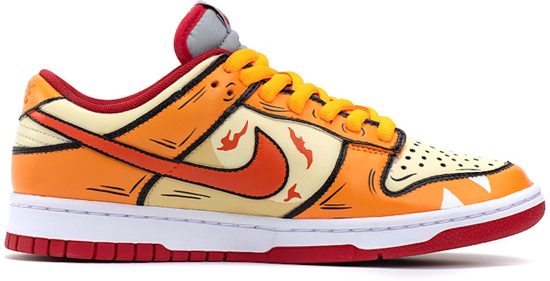 (W) 【カスタムシューズ】(女性用) ナイキダンクロー『2Dリザードン』 CW1590-002(TeamB-女款小火龙橙黄) Order (W) 【カスタムシューズ】(女性用) ナイキダンクロー『2Dリザードン』 CW1590-002(TeamB-女款小火龙橙黄)