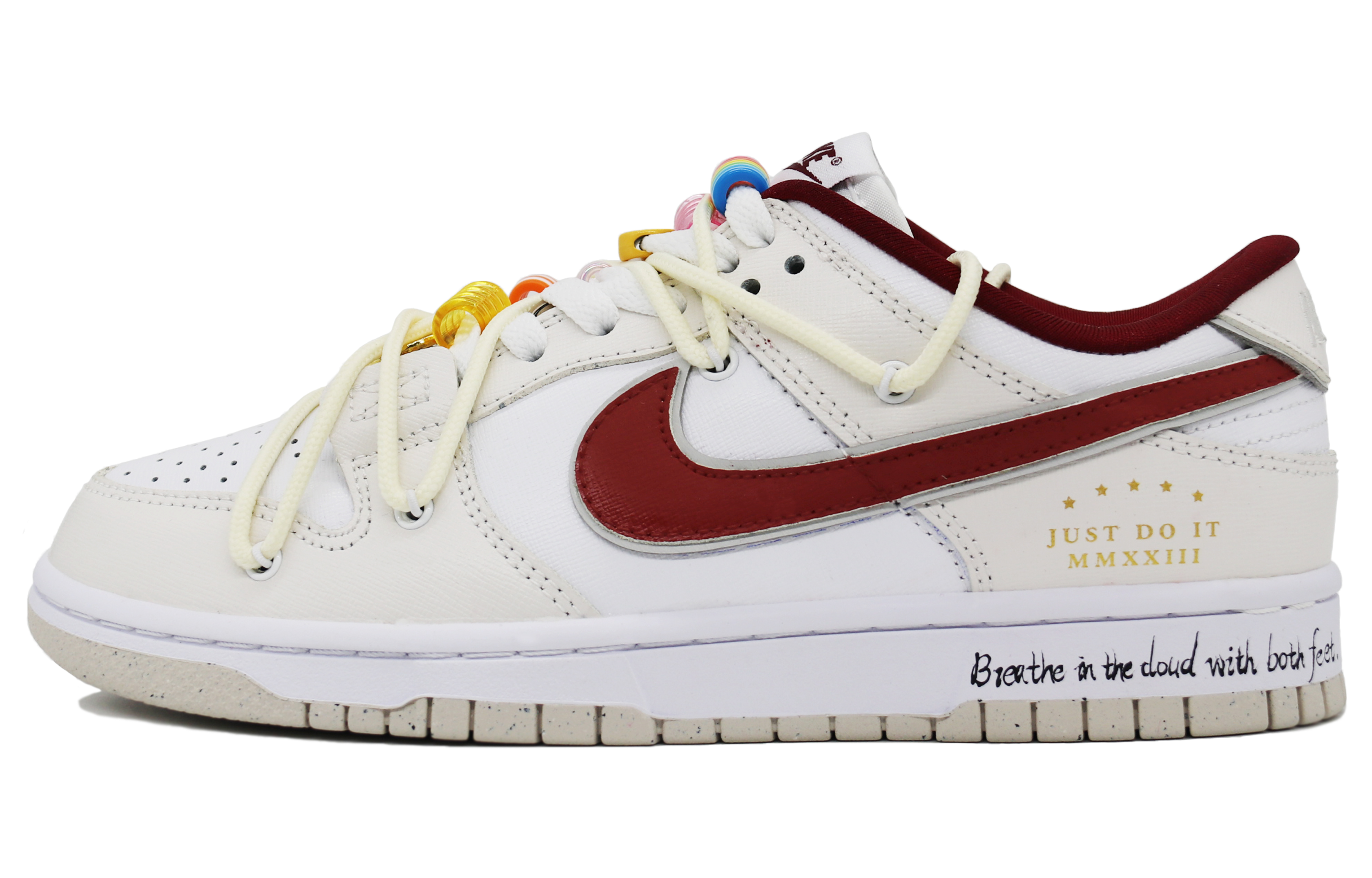 Buy (W) カスタムシューズ (女性用) ナイキダンクロー「チェルシーの世界パールホワイトピンク」 DV1160-100(Team31-女款切尔莎的世界)