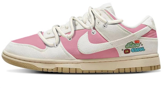 【訂製球鞋】Nike Dunk Low 櫻花粉 低筒 滑板鞋 女款 粉白 Buy 【訂製球鞋】Nike Dunk Low 櫻花粉 低筒 滑板鞋 女款 粉白