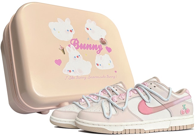 custom-shoes-women-nike-dunk-low-cherry-blossom-pink-white