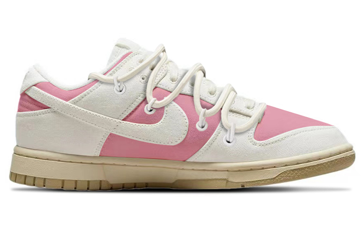 Order (W) 【定制鞋】耐克Dunk Low '樱花粉' FD0868-133(TeamY-女款复古樱花粉白QD)