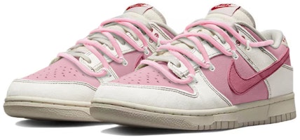 (W) 나이키 덩크 로우 '벚꽃 핑크' (커스텀) DV0834-100(TeamY-女款复古樱花粉) Lookbook (W) 나이키 덩크 로우 '벚꽃 핑크' (커스텀) DV0834-100(TeamY-女款复古樱花粉)