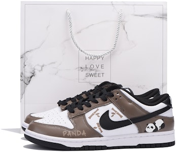 (W) 나이키 덩크 로우 '밤색 팬다' (커스텀) CW1590-100(Team59-女款纯棕熊猫六SBOX) Buy (W) 나이키 덩크 로우 '밤색 팬다' (커스텀) CW1590-100(Team59-女款纯棕熊猫六SBOX)