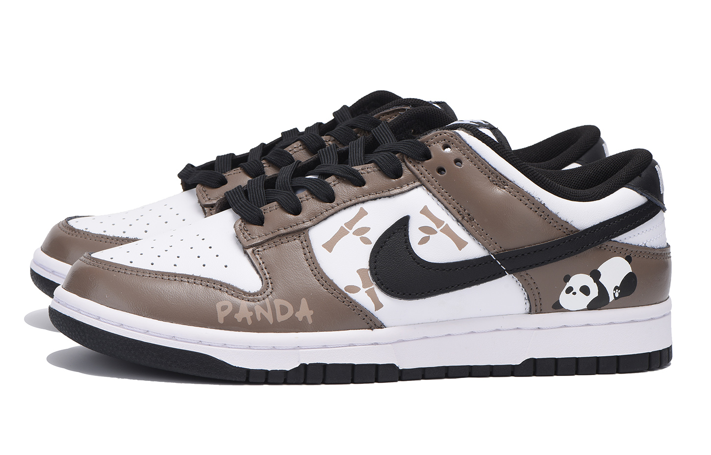 Shop (W) [カスタムシューズ] (女性用) ナイキ ダンク ロー 'チェスナットパンダ' CW1590-100(Team59-女款纯棕熊猫六SBOX)