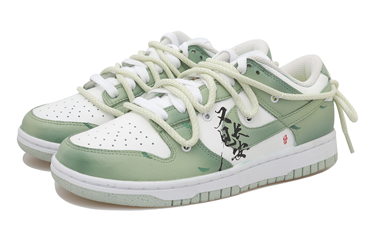 Lookbook (W) 【カスタムシューズ】(女性用) ナイキ ダンク ロー「中国の景観 - 抹茶グリーン」 DN1431-102(Team拾玖-又见长安S-BOX)