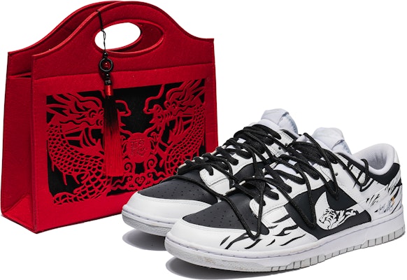 (W) 나이키 덩크 로우 '백호 판다' (커스텀) DH9765-102(Team22-女款CNY白虎黑白) Buy (W) 나이키 덩크 로우 '백호 판다' (커스텀) DH9765-102(Team22-女款CNY白虎黑白)