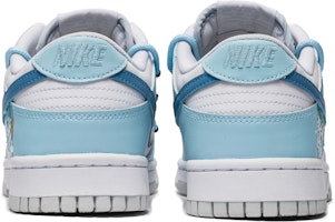 【訂製球鞋】 Nike Dunk CNY龍年限定 四大神獸 青龍 新年 龍鱗海浪 禮袋 低筒 板鞋 女款 白藍 Details for 【訂製球鞋】 Nike Dunk CNY龍年限定 四大神獸 青龍 新年 龍鱗海浪 禮袋 低筒 板鞋 女款 白藍