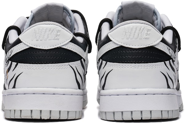 (W) 나이키 덩크 로우 '백호 판다' (커스텀) DH9765-102(Team22-女款CNY白虎黑白) Details for (W) 나이키 덩크 로우 '백호 판다' (커스텀) DH9765-102(Team22-女款CNY白虎黑白)