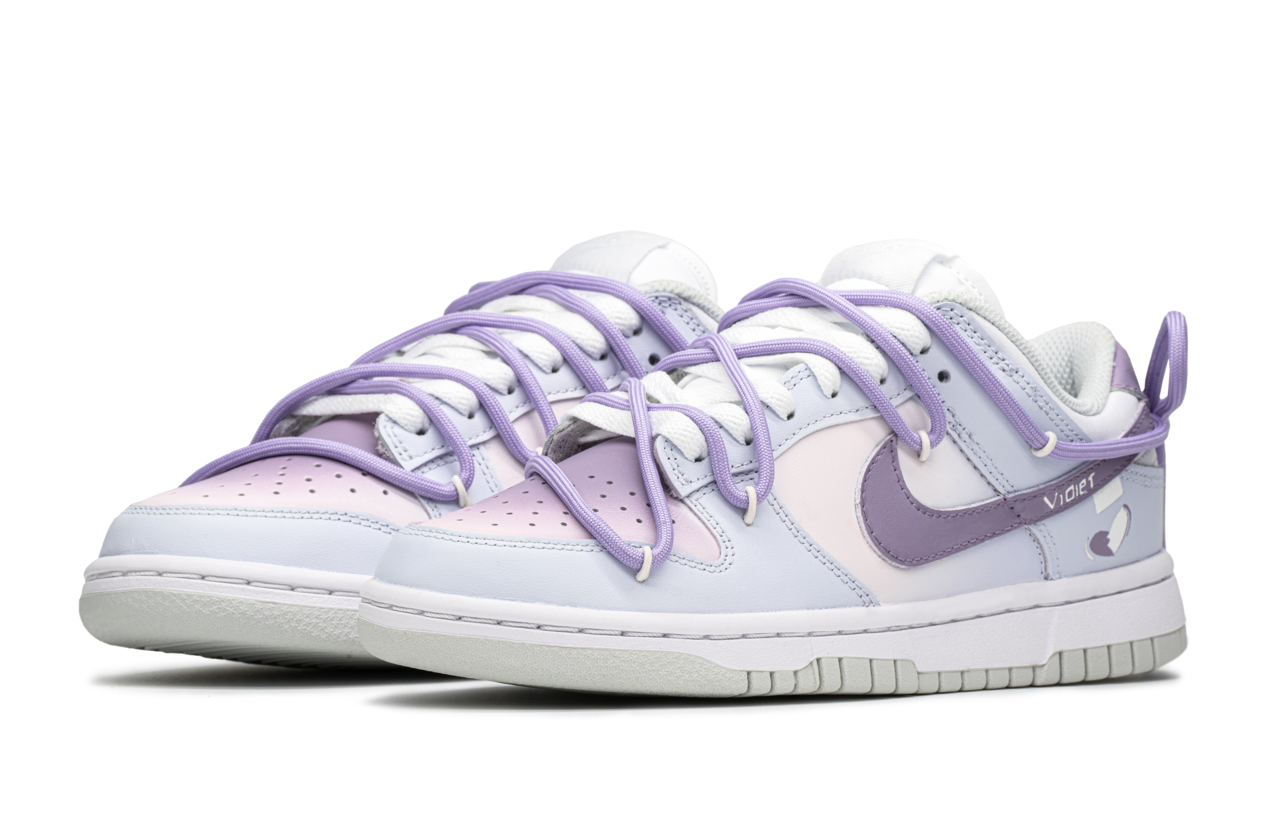 Lookbook (W) Nike Dunk Low "San Valentín Chino" Azul/Morado DD1503-103(TeamA-胶囊爱心)