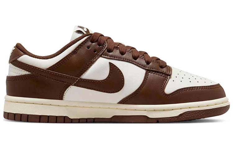 Order 【客製化球鞋】Nike Dunk Low 美拉德設計 熊宅秋冬 巧克力 耐摩防滑 低筒 滑板鞋 女款 棕白