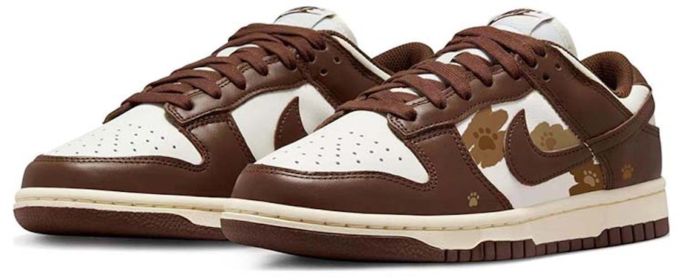 【客製化球鞋】Nike Dunk Low 美拉德設計 熊宅秋冬 巧克力 耐摩防滑 低筒 滑板鞋 女款 棕白 Lookbook 【客製化球鞋】Nike Dunk Low 美拉德設計 熊宅秋冬 巧克力 耐摩防滑 低筒 滑板鞋 女款 棕白