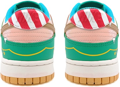 (W) 나이키 덩크 로우 '크리스마스 벨 리본 트리' (커스텀) CZ2496-100(TeamE-女款圣诞树绿棕粉BOX) Shop (W) 나이키 덩크 로우 '크리스마스 벨 리본 트리' (커스텀) CZ2496-100(TeamE-女款圣诞树绿棕粉BOX)