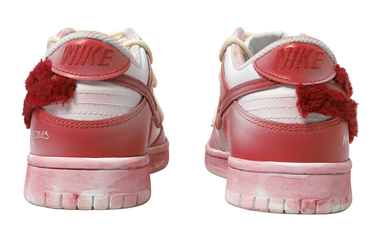 Purchase (W) [定制鞋] 耐克Dunk Low '节日红晕' DH9765-100(Team拾玖-玫红绒毛女S-BOX)