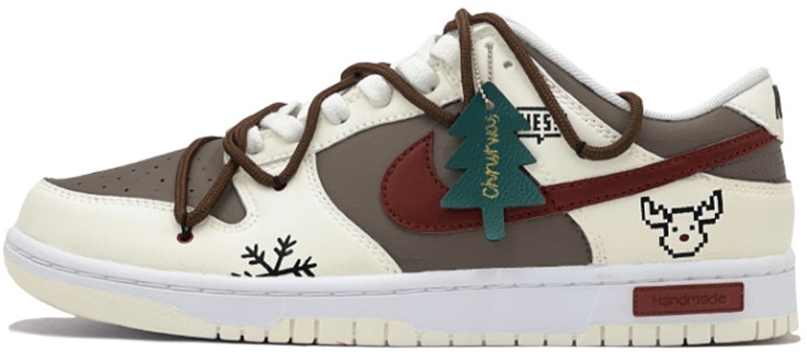 custom-shoes-women-nike-dunk-low-christmas-deer