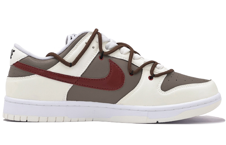 Order 【定制球鞋】 Nike Dunk Low Retro 聖誕禮物 聖誕小鹿 雪花 解構風 限定禮盒 復古休閒 低幫 板鞋 女款 米黃棕