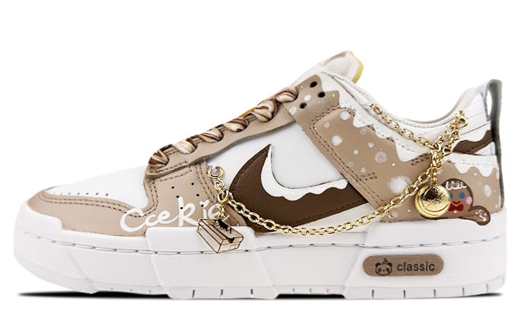 Buy (W) [Sepatu Kustom] Nike Dunk Low 'Gingerbread Natal' DO5219-111(Team叁-女款姜饼人S-BOX)