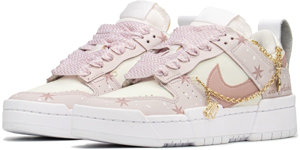 (W) 나이키 덩크 로우 '크리스마스 눈꽃' (커스텀) DO5219-111(TeamA-DKD女粉雪花S-BOX) Lookbook (W) 나이키 덩크 로우 '크리스마스 눈꽃' (커스텀) DO5219-111(TeamA-DKD女粉雪花S-BOX)