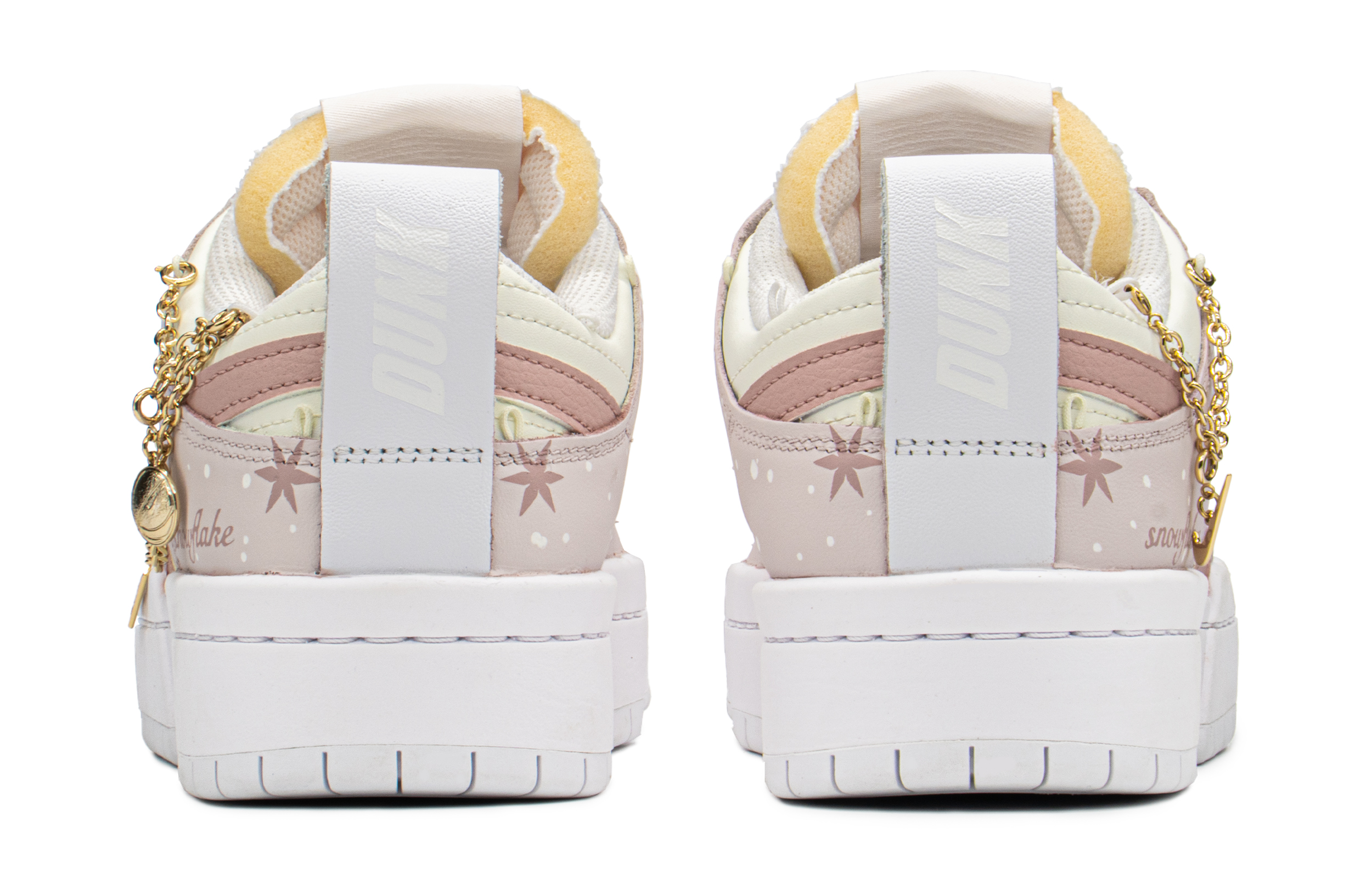 Purchase (W) 나이키 덩크 로우 '크리스마스 눈꽃' (커스텀) DO5219-111(TeamA-DKD女粉雪花S-BOX)