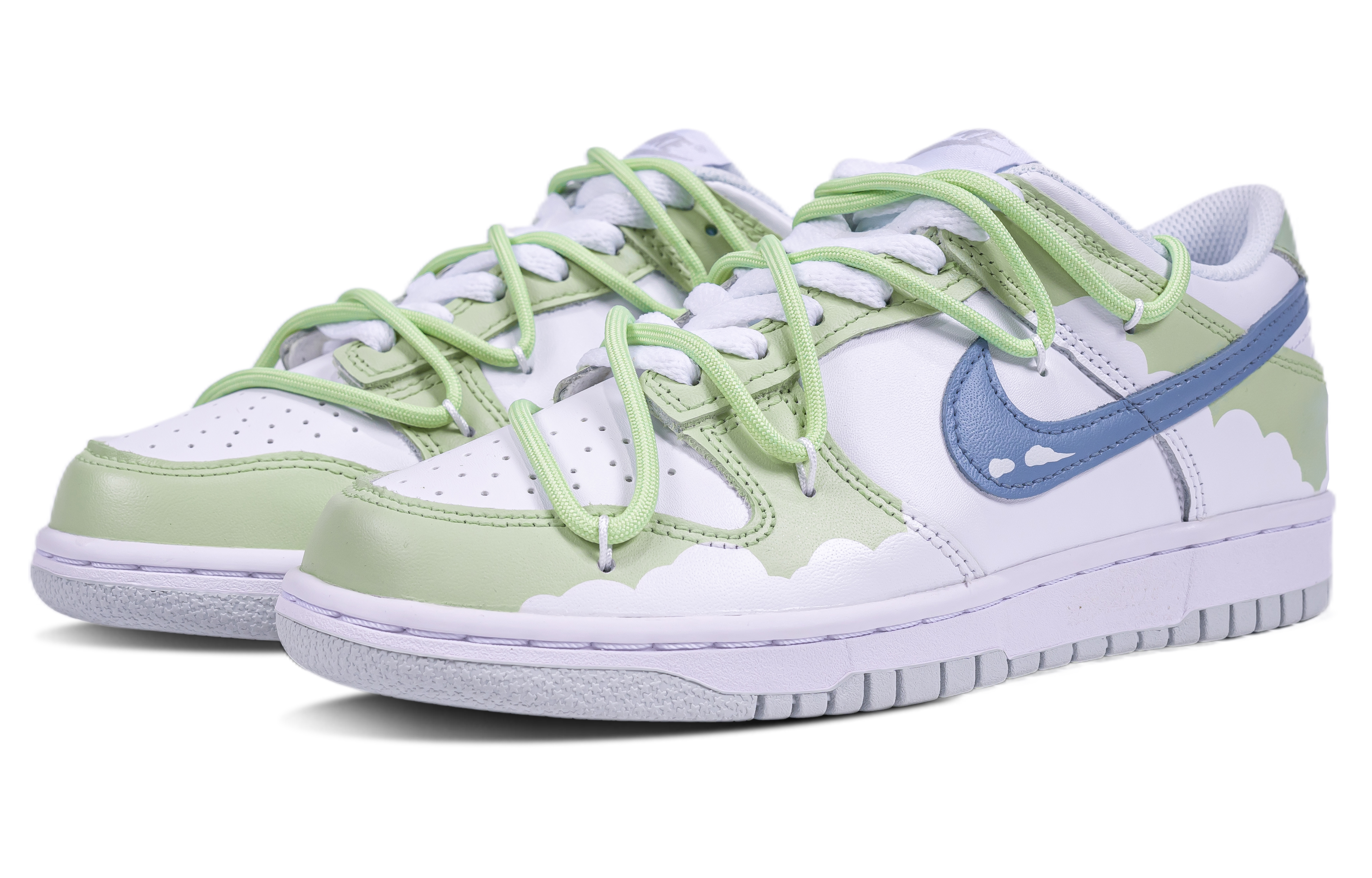 Shop (W) [Zapatillas Personalizadas] Nike Dunk Low 'Ola de Nube' DH9765-102-442827