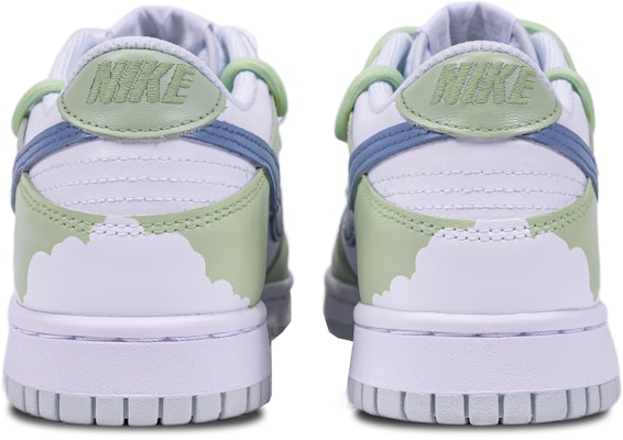 【客製球鞋】Nike Dunk Low 雲間波譎 雲朵 特殊禮盒 防滑減震 低筒 滑板鞋 女款 淺綠色 Purchase 【客製球鞋】Nike Dunk Low 雲間波譎 雲朵 特殊禮盒 防滑減震 低筒 滑板鞋 女款 淺綠色