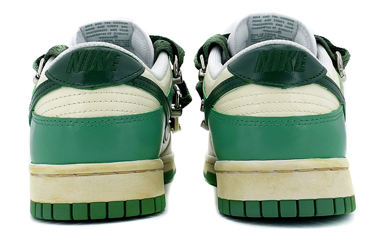 [Custom Shoes] (W) Nike Dunk Low 'CNY Deconstructed Green White' 圖 4