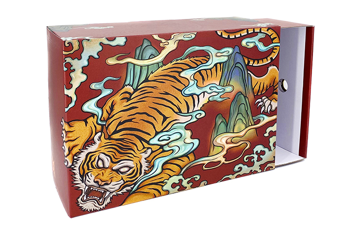 Sizing (W) 나이키 덩크 로우 '호랑이 기운' (커스텀) CW1590-600(TeamK-女款白红S-BOX)