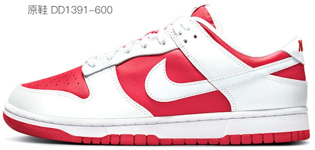 (W) 나이키 덩크 로우 '호랑이 기운' (커스텀) CW1590-600(TeamK-女款白红S-BOX) 1