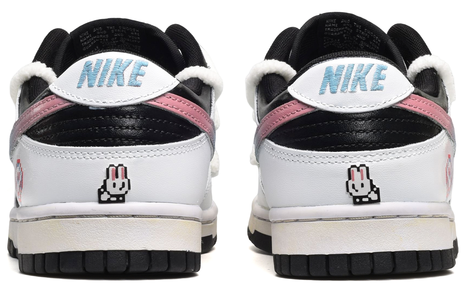 Shop (W) [定制鞋款] 耐克Dunk低帮'兔年反转黑熊猫' DD1503-101(TeamE-女款反转熊猫蓝白黑BOX)