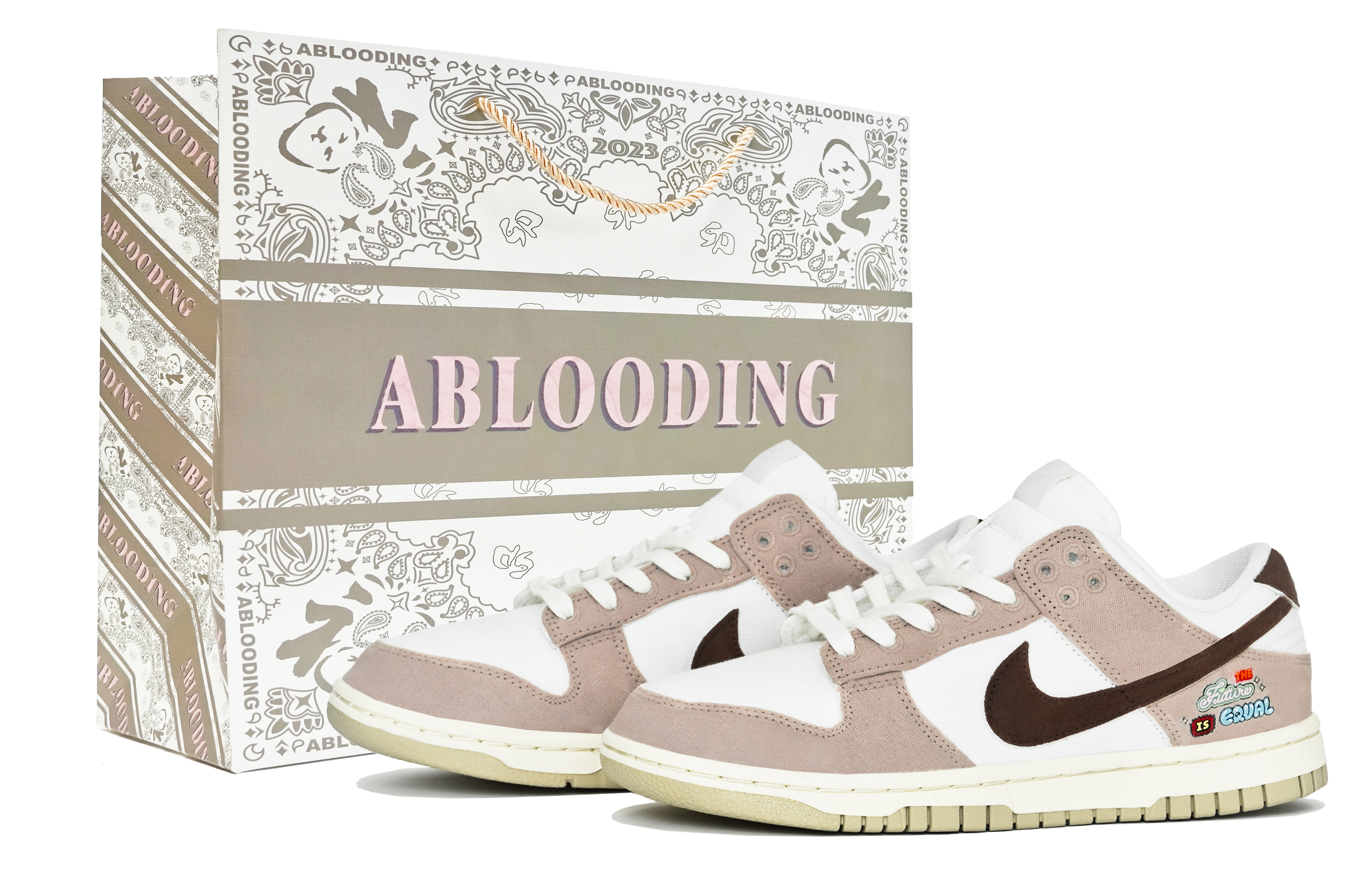 Buy (W) [Zapatillas Personalizadas] Nike Dunk Low 'Cocoa Ballet' FD0868-133(Team14-可可芭蕾S-BoxQD)