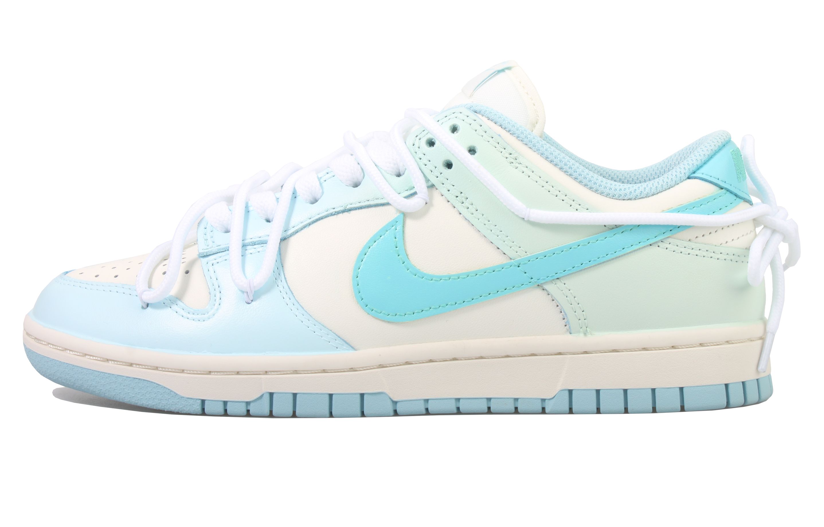 Buy (W) [Zapatillas Personalizadas] Nike Dunk Low 'Coconut Blue' DD1503-123(Team33-冰吸生椰女款)