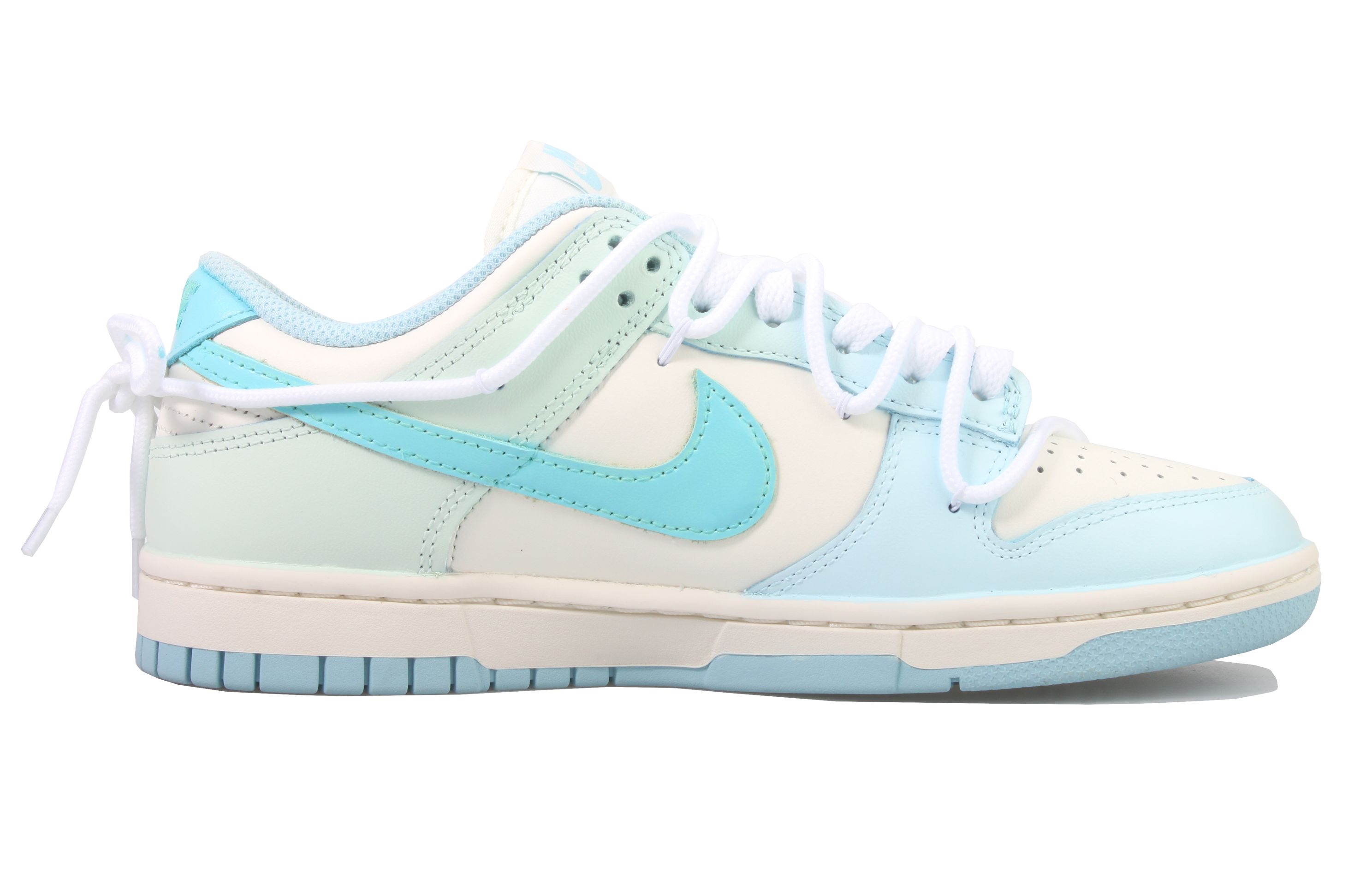 Order (W) [Zapatillas Personalizadas] Nike Dunk Low 'Coconut Blue' DD1503-123(Team33-冰吸生椰女款)