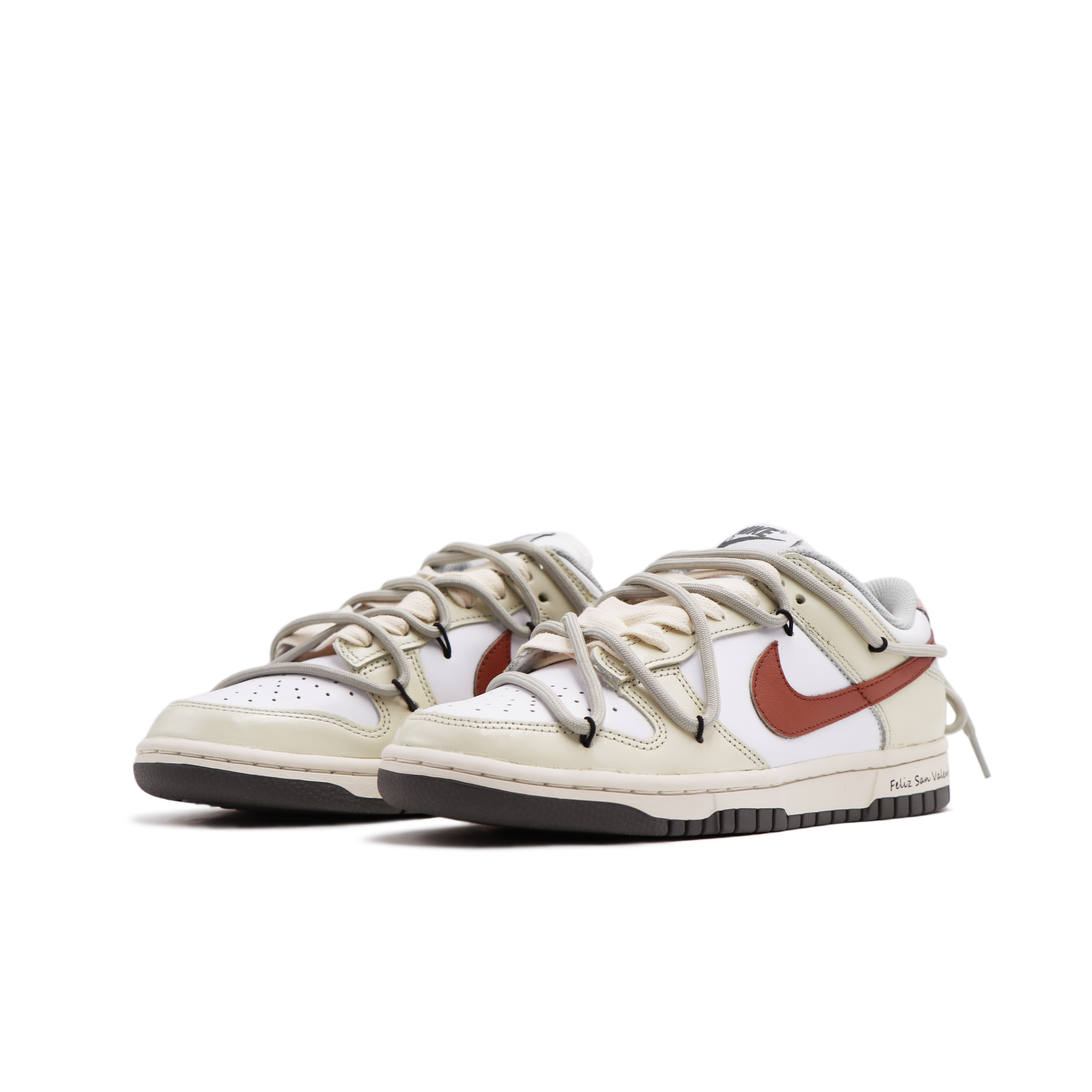 Lookbook (W) [Zapatos Personalizados] Nike Dunk Low 'Leche de Coco' DD1503-117(Team17-生椰拿铁)