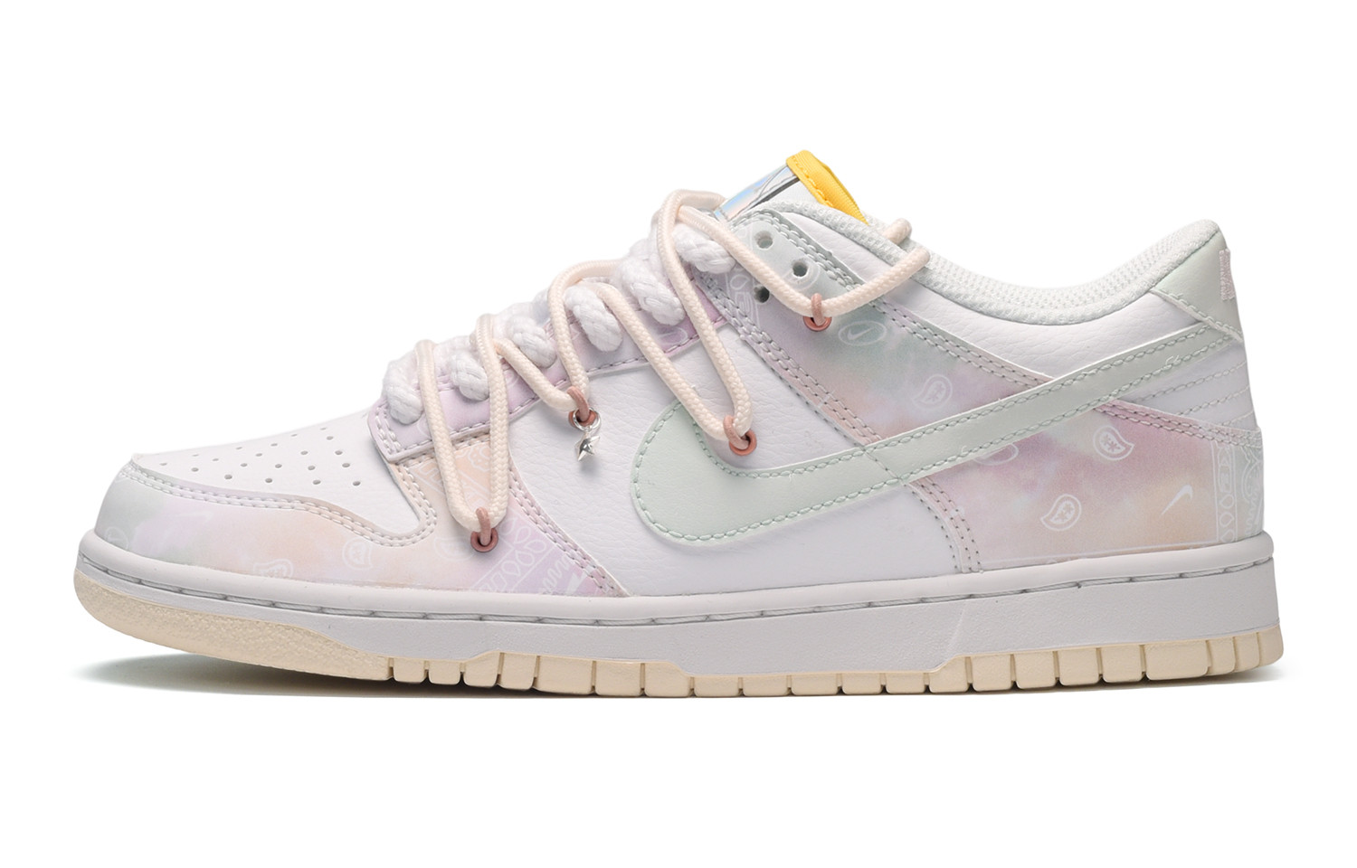 [Custom Shoes] (W) Nike Dunk Low 'Colorful Dream - Pink Paisley'